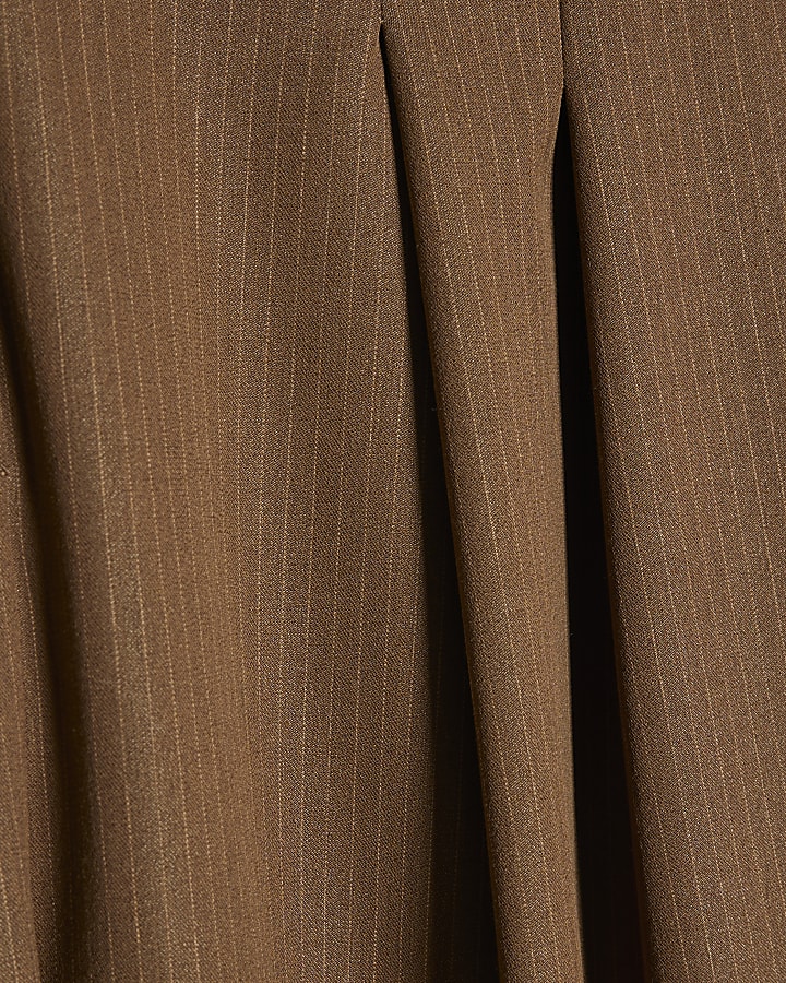 brown stripe pantaloni a gamba larga