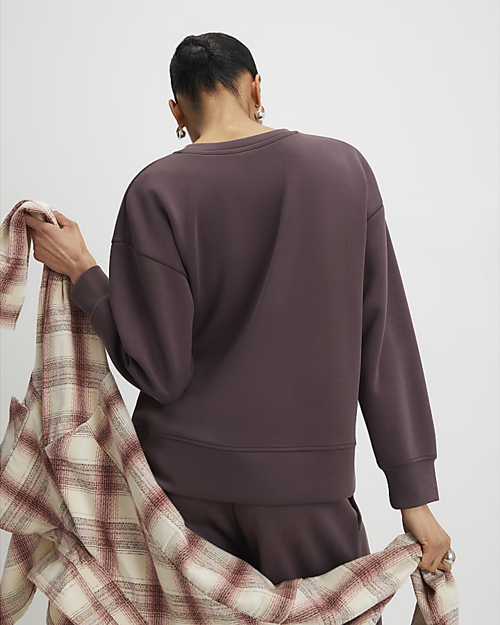 marrone premium felpa