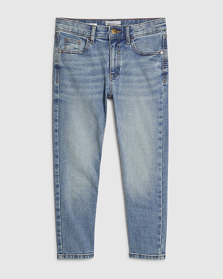 blu skinny capri jeans